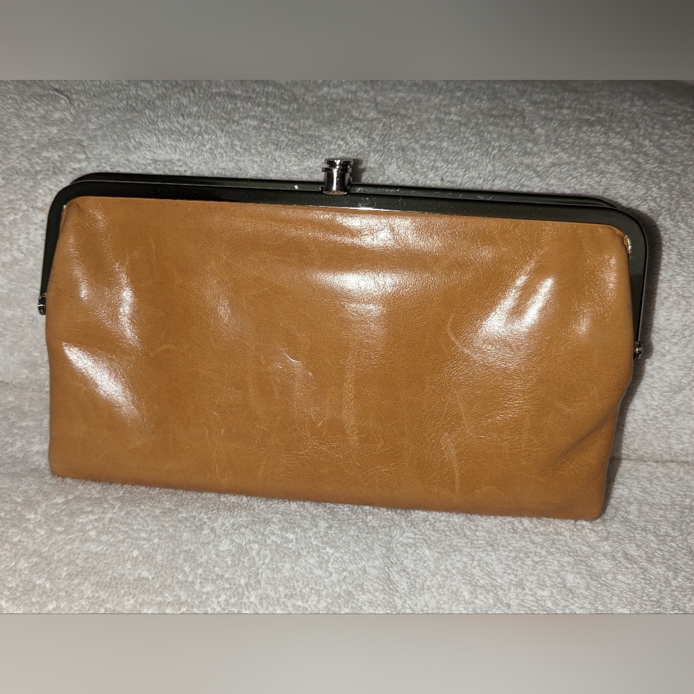 Hobo Lauren double lock clutch wallet.
